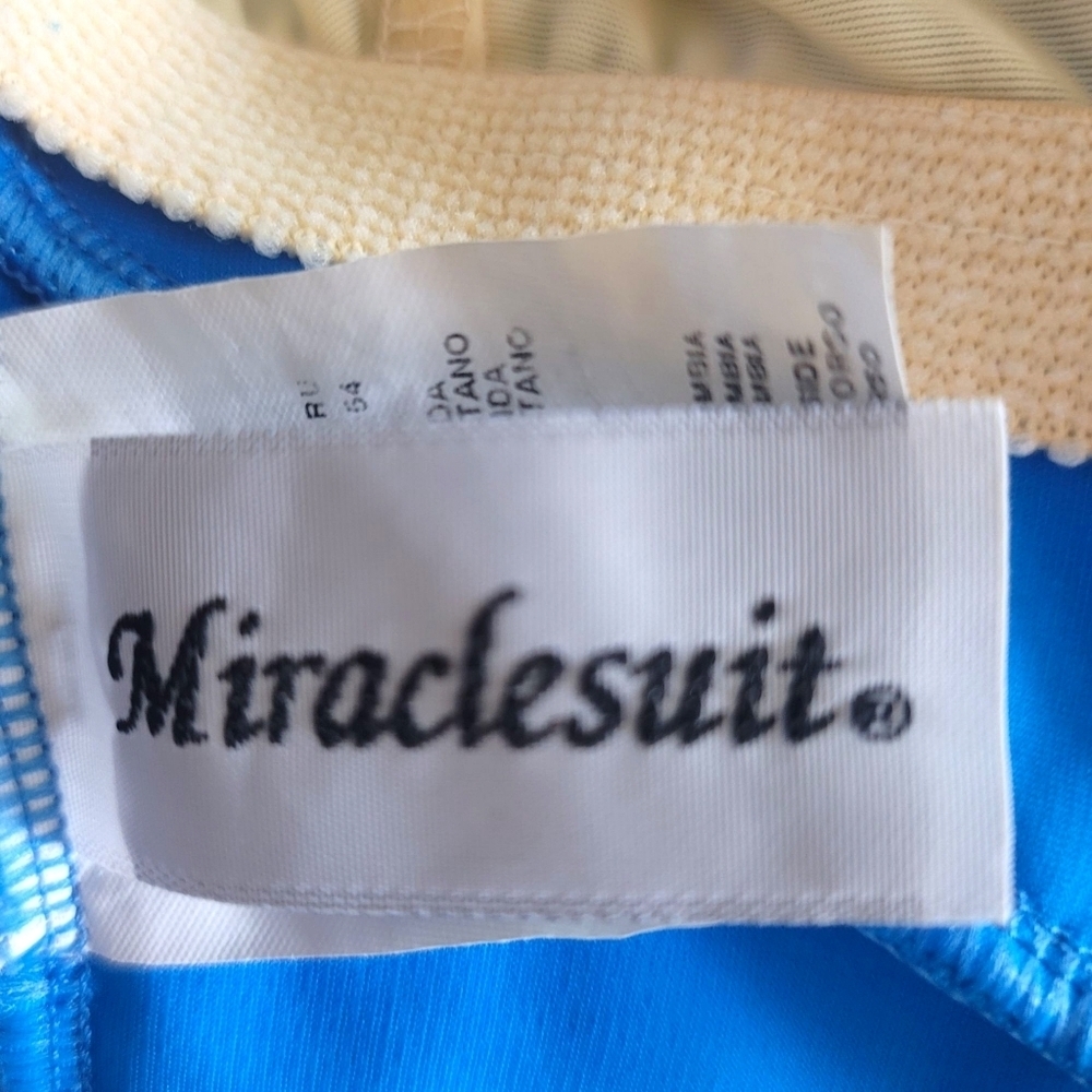 Miraclesuit Oceanus Onepiece Swimsuit, 18, Copen Blue, Summer, Beach - Picture 7 of 9